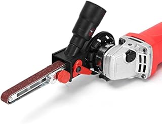 KROST Belt Sander Attachment Angle Grinder, Modified Sand Belt Machine,Belt Sander Accessory for 100mm 4 Inch Electric Angle Grinder (Angle Grinder is NOT INCLUDED in the Package)