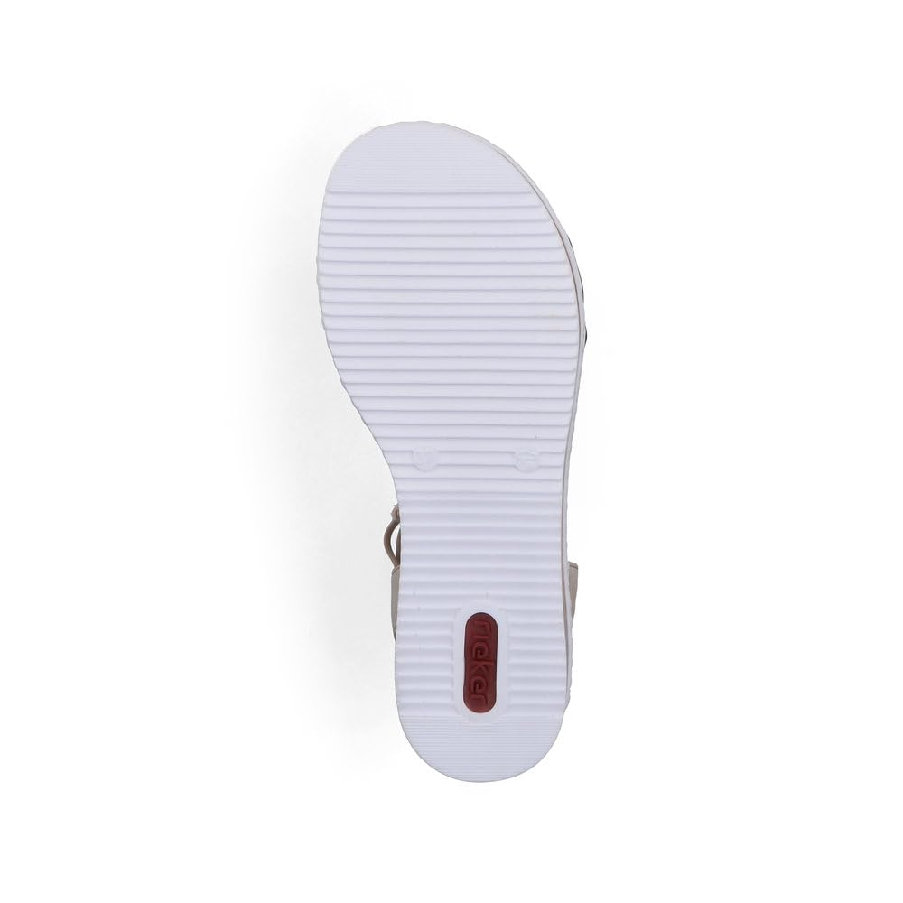 Rieker Damen Keilsandalen V3671, Frauen Sandalen