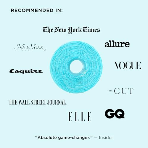 Image of Cocofloss Woven Dental Floss Refill, Dentist-Designed Oral Care, Delightful Mint, Waxed, Expanding, Vegan, Kid-Friendly String Floss with Coconut Oil, 1 Refill Spool (33 yd)