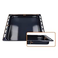 DL-pro Backblech Fettpfanne 445x375x39 für Bauknecht Ignis 481010764532 für Whirlpool Modelle AKP.. AKZ.. hoch emailliert für Backofen Ofen Herd