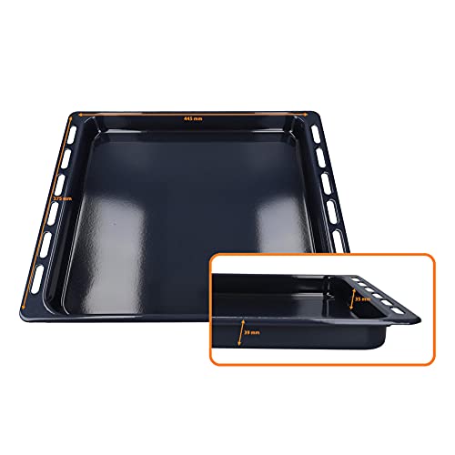 DL-pro - Plaque de cuisson - Lèchefrite - 445 x 375 x 39 cm - Compatible avec Bauknecht Ignis...
