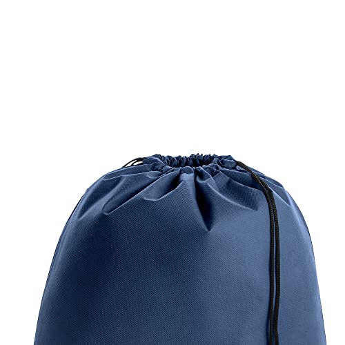 Mochila tipo Saco Gym Sack em TNT Premium 37x41cm Cute TopGet (Azul)