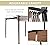 Outsunny 10' x 13' Aluminum Patio Pergola with Retractable Pergola Canopy, Backyard Shade Shelter for Porch, Outdoor Party, Garden, Grill Gazebo, Brown