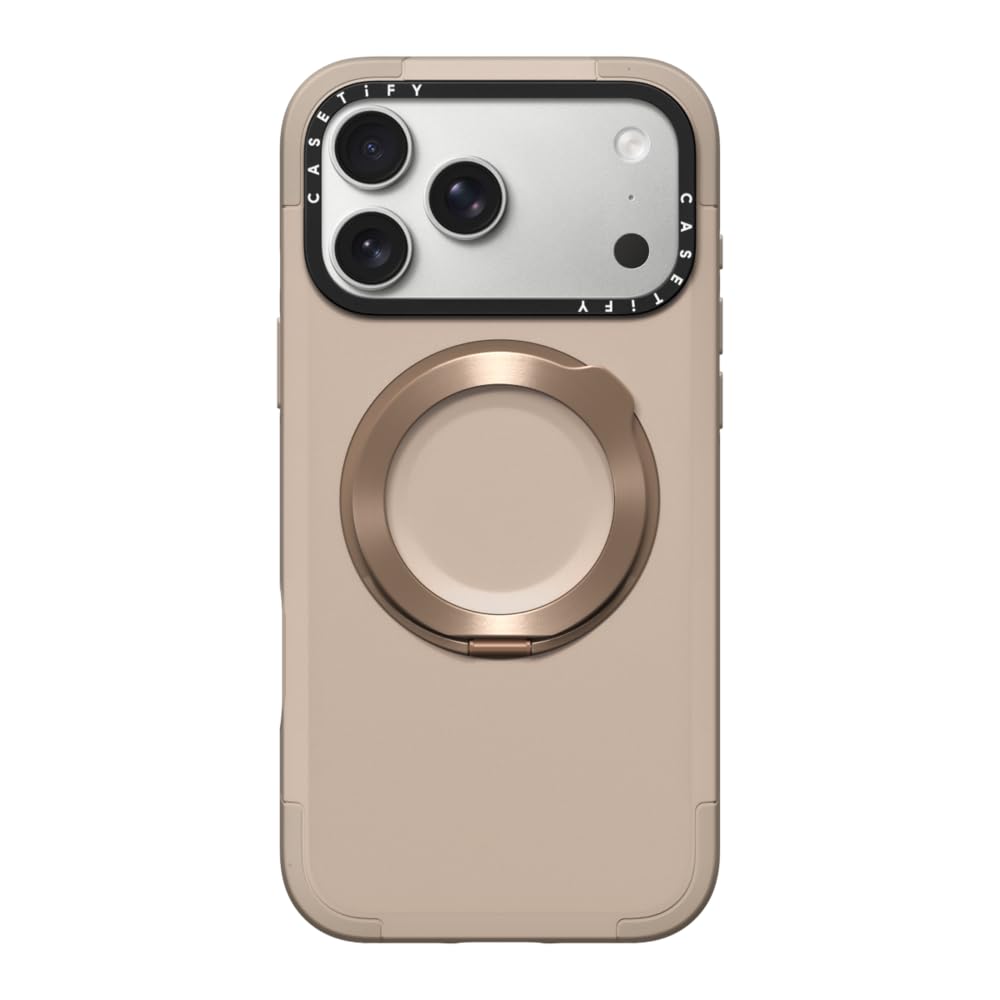 CASETiFY フォースリングスタンドケース　トープ Amazon.co.jp: CASETiFY iPhone 17 Pro Max 用 ケース フォース リング