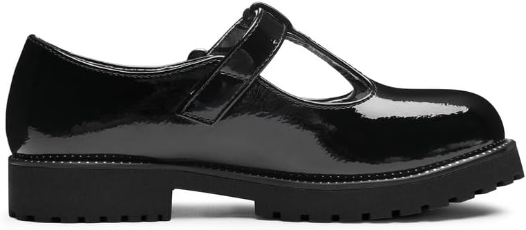 HOMEHOT Girls Mary Jane Dress Shoes with Metal Buckle Strap, Plaid Lining School Party Shoes - Image 3