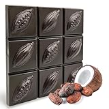 La Fondenteria Tavoletta Fondente al 95% con Pasta di Cacao Pura e Zucchero di fiori di cocco | Cioccolato Artigianale Extra Fondente a Base di Massa di Cacao, Fatto Artigianalmente in Italia (100 g)