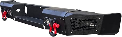 Miniatura 5 de Vijay Parachoques trasero compatible con Ford F150 2006-2014 con luces LED y anillos en D