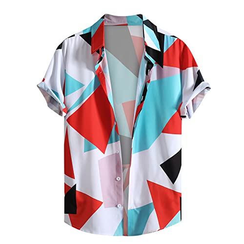 Chemise hawaïenne à manches courtes contre la chaleur style décontracté hommes