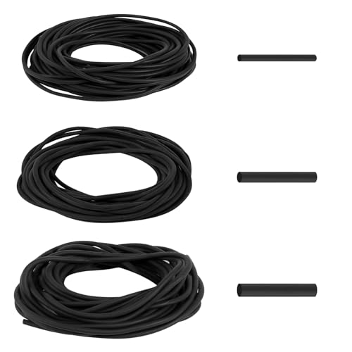 30 Meter Fugen Dichtschnur Ø 4mm/5mm/6mm PE Rundschnur Dichtung Schwarz Fugendichtschnur Fugendichtband Fugenfüllprofil für die Nahtdichtung von Türen und Fenstern