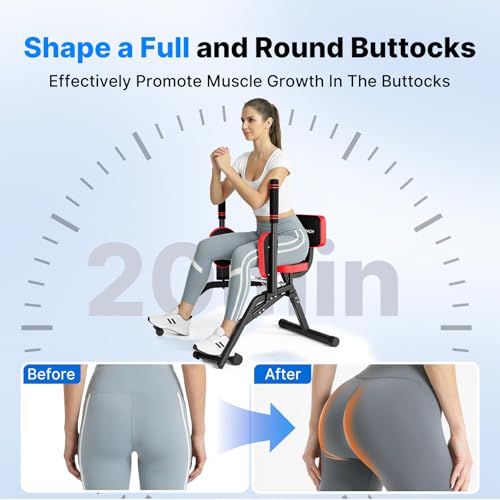 Merach Hip Abductor Machine for Home Gym 330 LBS, Glute Machine for Womens - image 6