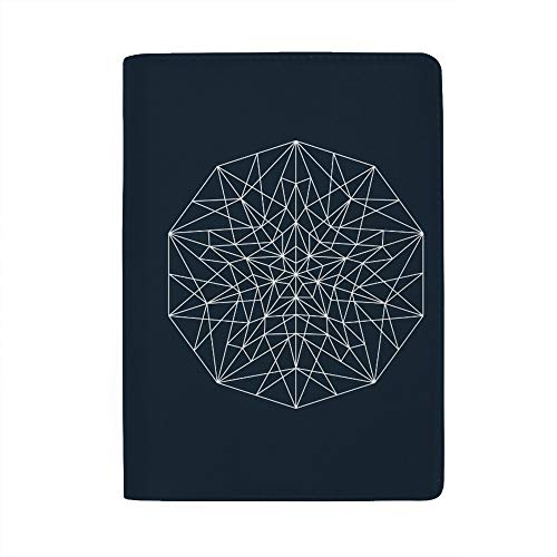Étui pour passeport porte-carte voyage bohème vert en simili cuir PU