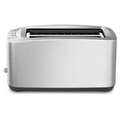 Breville BTA830XL Die-Cast Long Slot Smart Toaster, 4 Slice, Brushed Stainless Steel