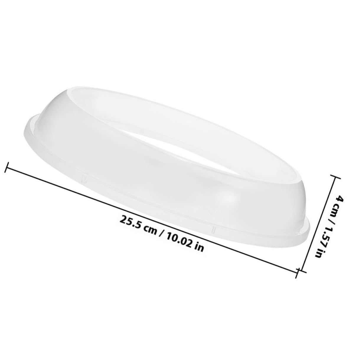 Artibetter 4pcs White Plastic Cotton Candy Maker Replacement Covers for DIY Machines, Easy to Maintain Enclosures, Protective Edge Guards for Home Use and Cotton Candy Machines
