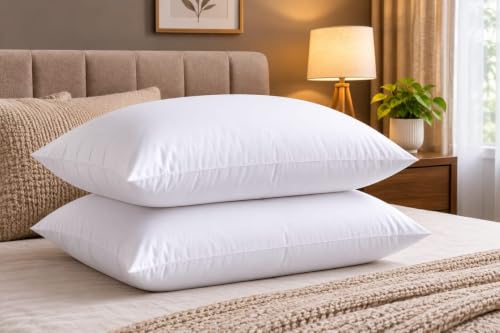 Microfiber Pillows for Sleeping - 16"x24" Standard Pillow Blue Se...