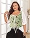 Century Star Green Floral Corset Tops for Women Pirate Vest Renaissance Costume Women Medieval Victorian Floral Lace Up Steampunk Gothic Viking Bodice Crop Bustier Halloween Costumes Plus Size XS