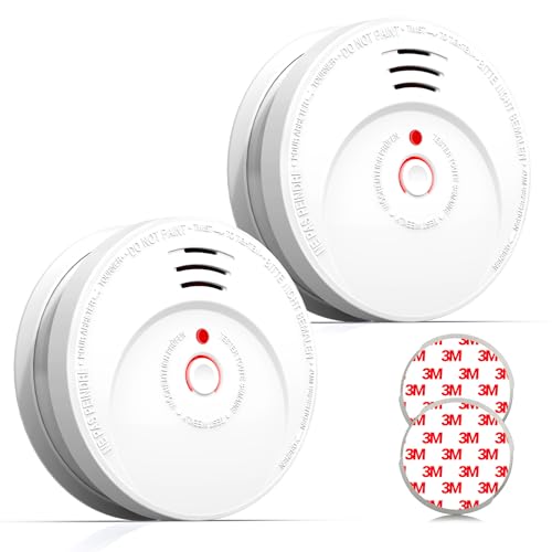 Andyssey Détecteur de Fumée GS506, Lot de 2