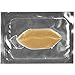 5 Masks 24K Gold Collagen Lip Treatment Mask Patches. Plumper Fuller Softer Lips. Anti Aging Reduce Fine Line Wrinkles Creases Hydrating Moisturizing Uplifting Tone Firmer Smooth Lips Regeneration. Treats Dry & Chapped Lips.