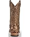 Cody James Men's Pirarucu Exotic Boot Broad Square Toe Brown 11 D(M) US