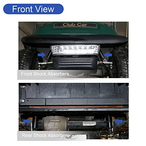 Gaoerfu-Cp Club Car Ds Shocks Front And Rear Shock Absorbers For Club Car Ds G&E 1988-Up,Precedent G&E 2004-Up,For 88-08 Electric And 97-08 Gas Model, Oem # 1014235, 1014236 （4Pcs） #TOP5