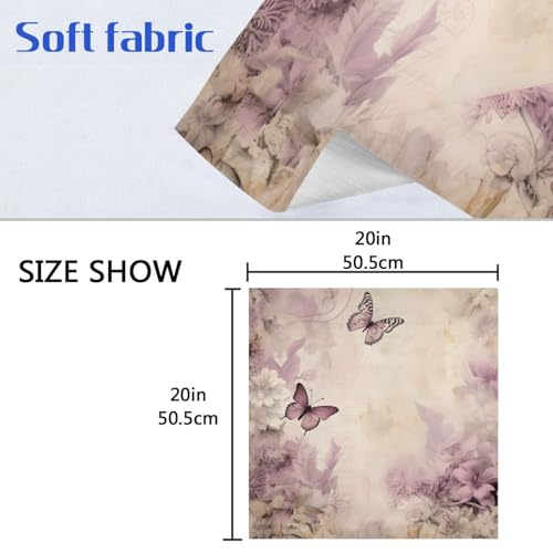 Servilletas de tela multicolor pack 6 20x20 in miniatura 6