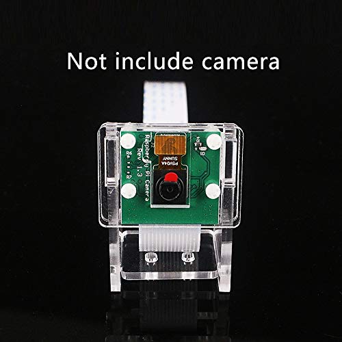 Gaoominy Ov5647 Supporto per Webcam Trasparente con Supporto Acrilico per Fotocamera per Fotocamera Raspberry Pi 3 Gaoominy Ov5647 Supporto per Webcam Trasparente con Supporto Acrilico per Fotocamera per Fotocamera Raspberry Pi 3