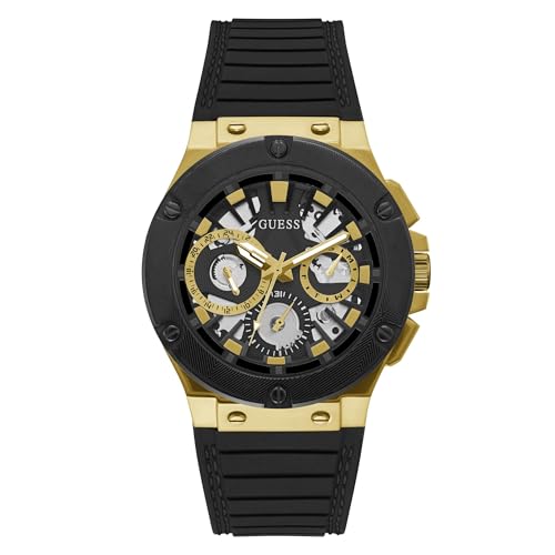 Image of Guess Sport 44 mm Black Dial Men Chrono Watch- GW0487G5