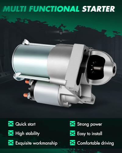 Image of SCITOO Starters New Compatible for Chevrolet for Cavalier 1998-2001 2.2L for Impala 2000 3.4L S10 Pickup 1999-2001 2.2L for GMC Sonoma 1999-2001 2.2L for Oldsmobile Alero 1999-2000 3.4L SDR0069 6491N