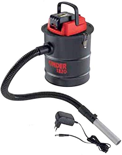 Valex Cinder 1820 - Bidón para aspirar cenizas y polvo con batería de litio de 2 Ah