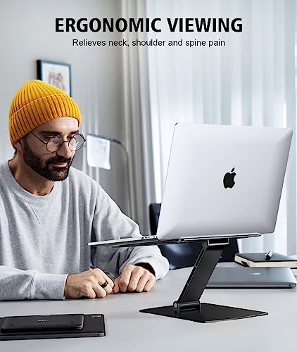 Laptop-Stand-Adjustable-Height-Ergonomic-Portable-Laptop-Holder-Riser-for-Desk-Aluminum-Foldable-Computer-Notebook-Stand-Compatible-with-MacBook-Air-Pro-Dell-XPS-HP-10-16-Black