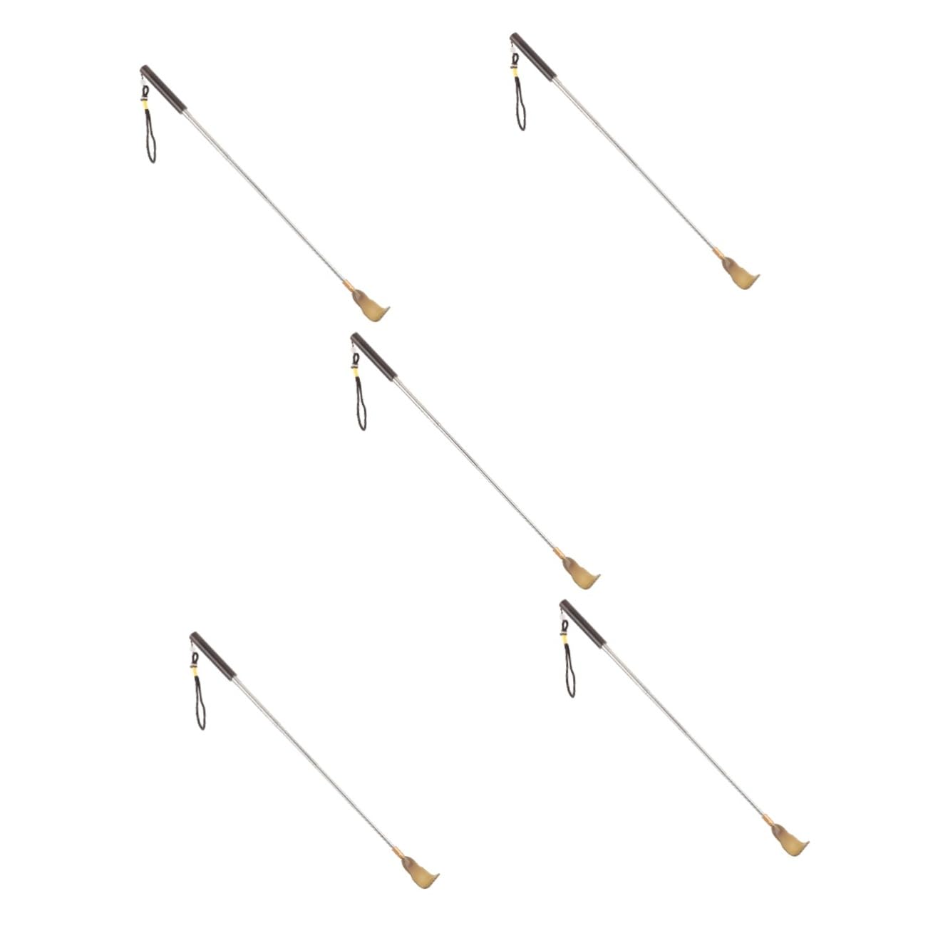 FRCOLOR 5 Piezas Rascador Telescópico Rascador De Espalda Raspador Dispositivos Masaje Agarre Espalda Cuero Cabelludo Portátil Rascador Para Aliviar El Picor Rascador De Pies Resina