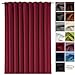 Produktbild heimtexland Gardine XXL Dekoschal Blickdicht Verdunkelungsgardine Thermogardine HxB 245x275 cm Kälte- und Wärmeisolierung auspacken, aufhängen, fertig! Vorhang Typ139 (Bordeaux)