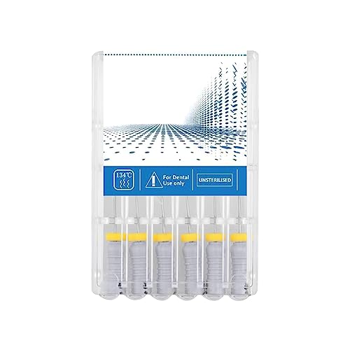 Xux 6Pcs/Pack Endo H-File 21Mm/25Mm Hand Use Stainless Steel Endodontic Files #08 Endo Rotary Files thumb #2