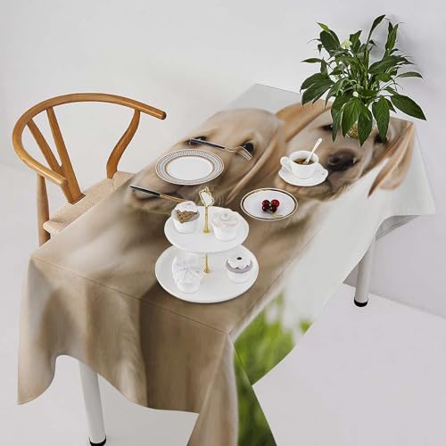 Nappe labrador chiot lavable et imprimée pour décorer votre table - 3