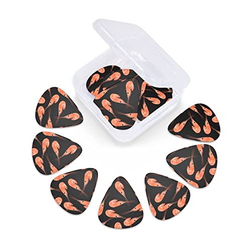 Lot de 12 médiators plats pour guitare basse électrique et acoustique Motif crevettes - Les Beatles, Paul McCartney, John Lennon, RIngo Starr, George Harrison Lot de 12 médiators plats pour guitare basse électrique et acoustique Motif crevettes – Image 7