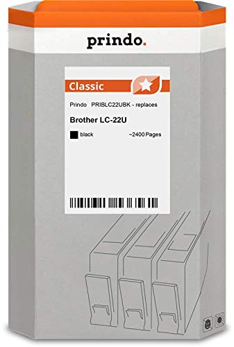 Prindo Priblc22Ubk Lc-22Bk Inkjet/Inkjet Clone/Rigenerato