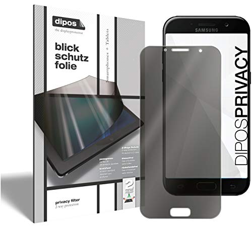 dipos I 4-Wege Blickschutzfolie kompatibel mit Samsung Galaxy A5 2017 (Im Hochformat) I Sichtschutz-Folie Display-Schutzfolie Privacy-Screen - Schützt gegen seitliche Blicke
