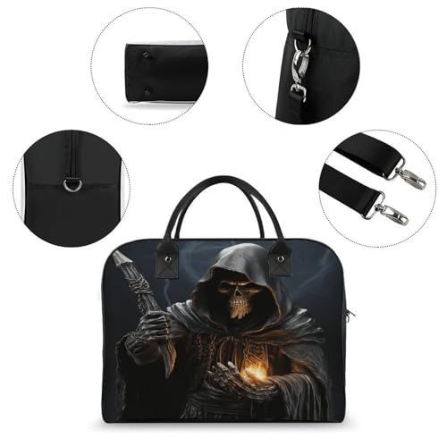 Bolso para portátil Grim-Reaper con correa y asa ajustables miniatura 6