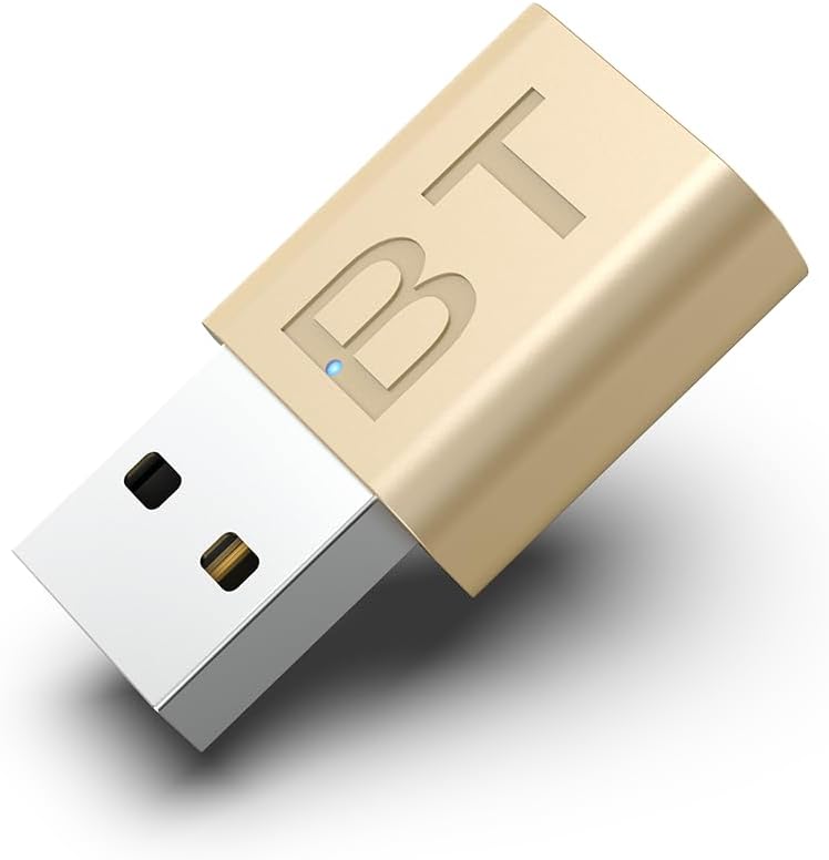 Mini Adaptador Bluetooth 5.4 USB a AUX 2 en 1