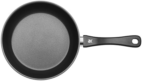 WMF 733026299 Set of 2 Coated Cromargan Stainless Steel Frying Pans, Stainless Steel, Silver, Set 24 cm und 28 cm