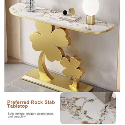 Mesa de sofá de entrada elegante para organizar el vestíbulo familiar 5