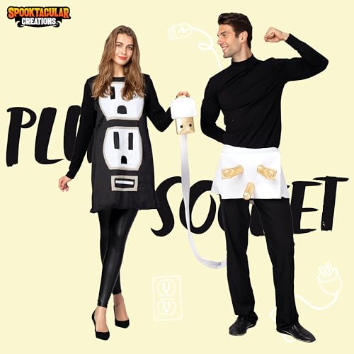 Spooktacular Creations Plug And Socket Halloween Costume Adult thumb #1