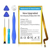 KOOAQQ Replacement Battery for iPod Classic/Video Thin, 3600mAh High Capacity Battery Compatible with iPod Classic/Video Thin 5th-7th