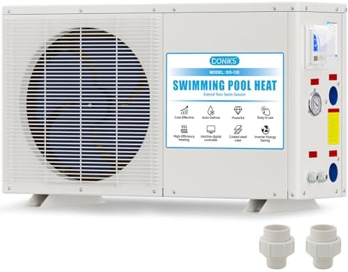 best heat pump pool heater that will transform your swimming experience 6 22000 BTU Pool Heat Pump, for 7000 Gallons Above Ground and Inground Pool,Swimming Pool Heaters,230V~240V, with Digital Display Multi-Protection
