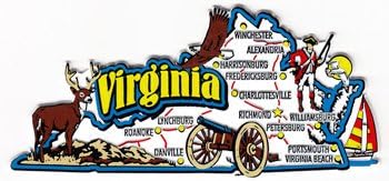 flagline Virginia - Imán