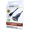 Tera Grand - Premium USB 2.0 to RS232 Serial DB9 Adapter Cable 3 Feet - Supports Windows 11, 10, 8, 7, Vista, XP, 2000, 98, Linux and Mac - Built with FTDI Chipset and Hex Jack Nuts