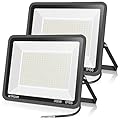 XYCN 2 pack 300W LED Flood Light(2000W Equivalent),Super Bright 42,500LM 5000K Daylight IP66 Waterproof Security Outdoor LED Arena Lights Commercial Lighting Floodlight for Backyard|Court|Stadium|Yard