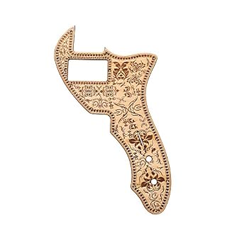 Alnicov 69 Telecaster Tele Thinline Re-Issue Style Pickguard pour guitare, érable massif - Les Beatles, Paul McCartney, John Lennon, RIngo Starr, George Harrison