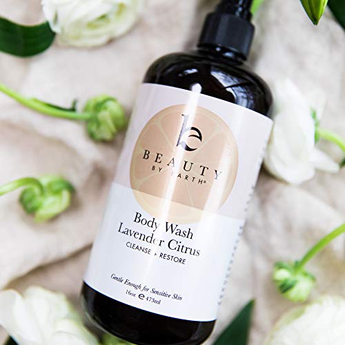 Lavender Citrus Body Wash - Made With Organic Ingredients, Body Wash Sensitive Skin, All Natural Body Wash, Shower Gel For Women, Womens Body Wash Pump, Sensitive Skin Body Wash For Men, Women & Kids #TOP3