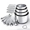 TILUCK Stainless Steel Measuring Cups &#...