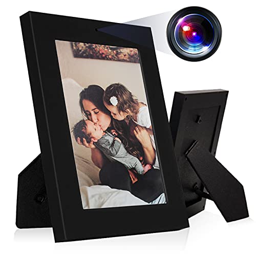 Hidden Camera Photo Frame,HD 960P Mini Hidden Video Camera for Home and Office Nanny Camera, No WiFi Function No Audio